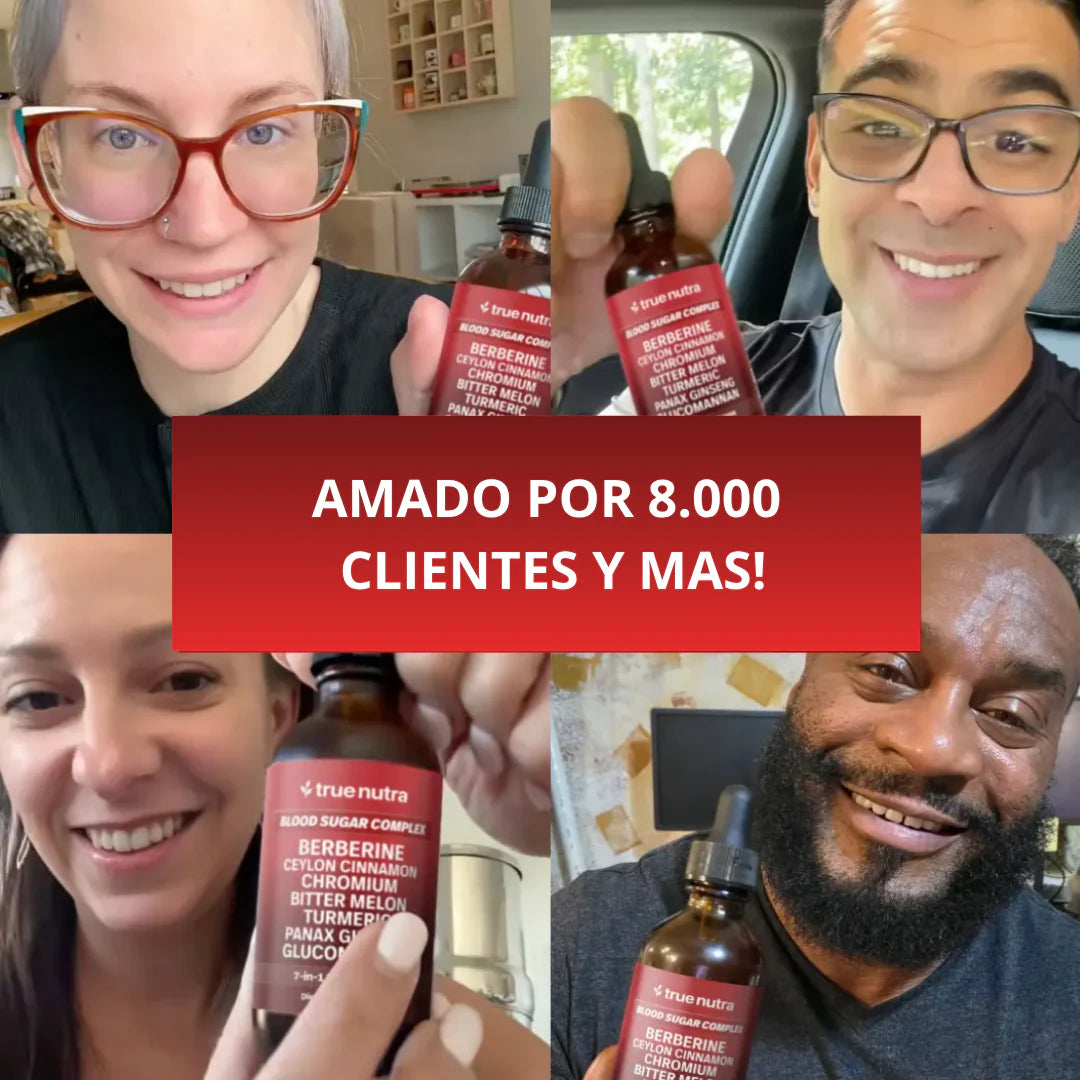 Complejo 7-en-1 de Azucar en Sangre: Controlá tu azúcar. Recuperá tu energía.