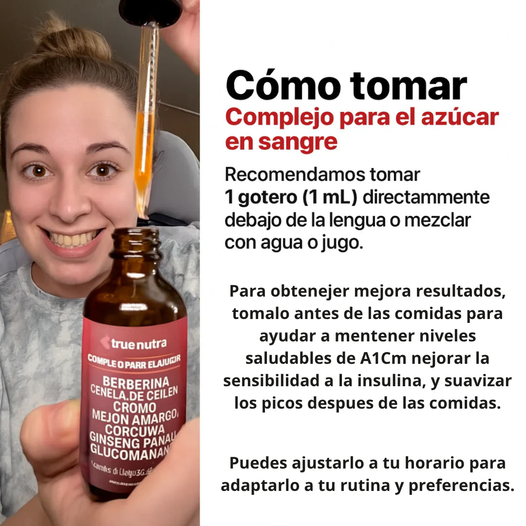 Complejo 7-en-1 de Azucar en Sangre: Controlá tu azúcar. Recuperá tu energía.